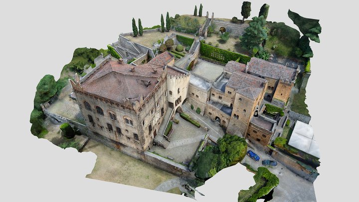 Castello Cini di Monselice 3D Model