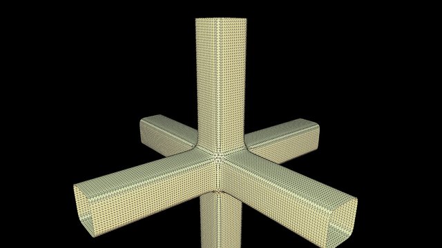 Square Pipes 3D Model