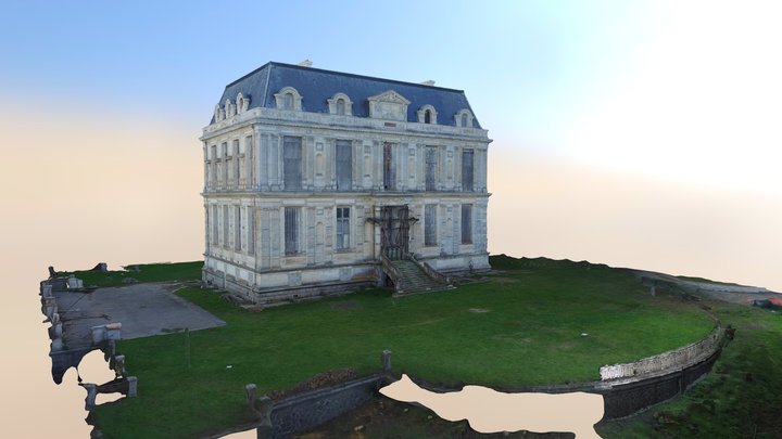 CHATEAU DE LA PUNTA - Ajaccio, Corsica 3D Model