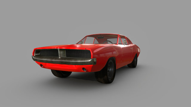 1969 Dodge Charger 3D Model