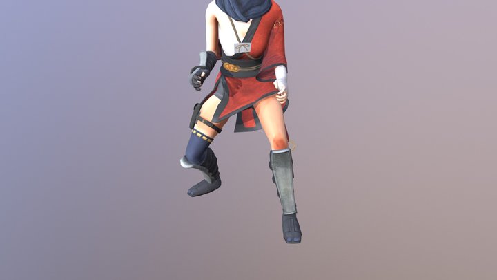 Knockdown (Kachujin) 3D Model