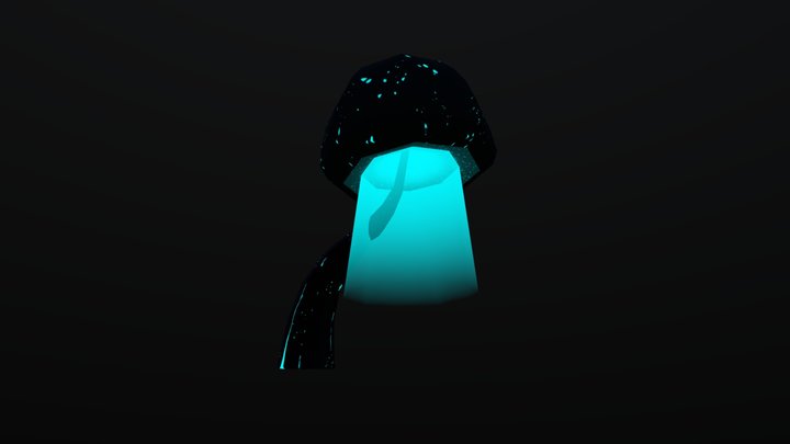 Lampshroom (Bio-Luminescent) 3D Model