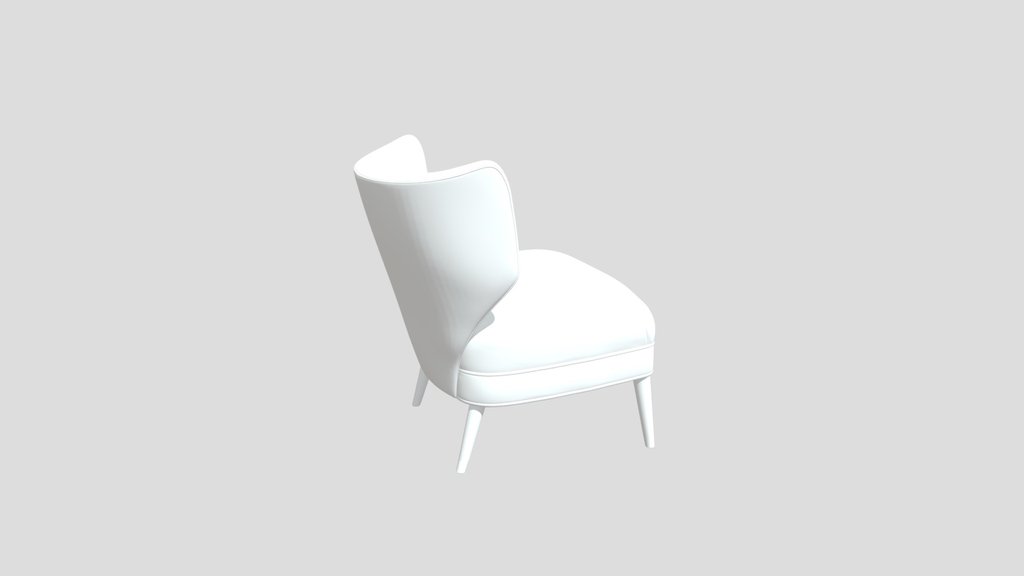 Modern Wingback Accent Chair