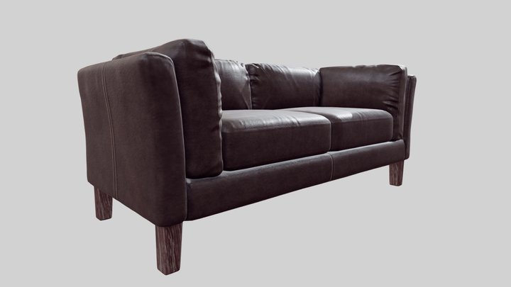 Tetbury_leather_sofa_low_v2 3D Model