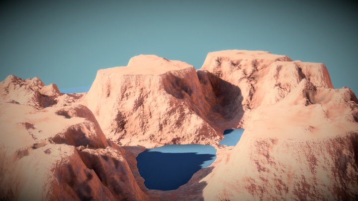 Diorama - Canyon 3D Model