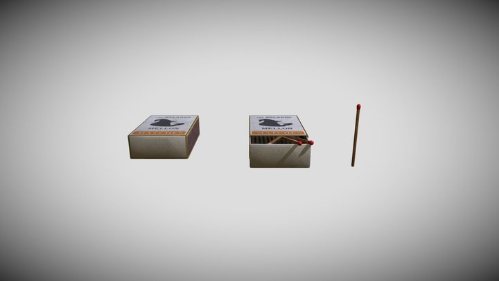 Matches 3D Model