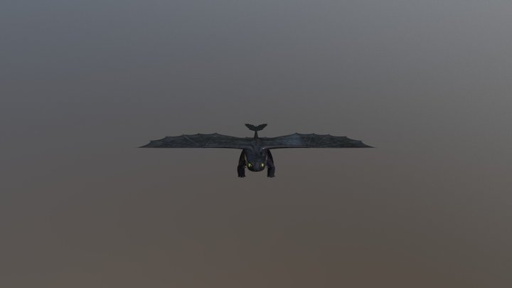 Toothless Model 3D Model