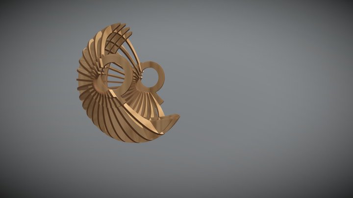 Silla colgante 3D Model