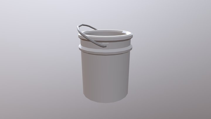 Paint Bucket 3D Model