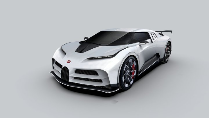 Bugatti Centodieci 2020 3D Model