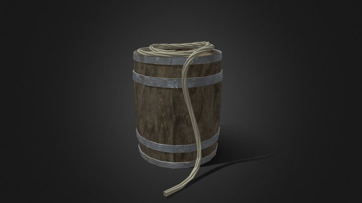 Barrel 3D Model
