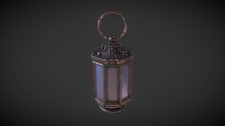 Medieval Lantern 3D Model