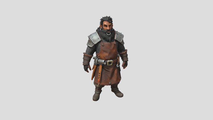 Bearded Armored Blacksmith [RapidAssets]