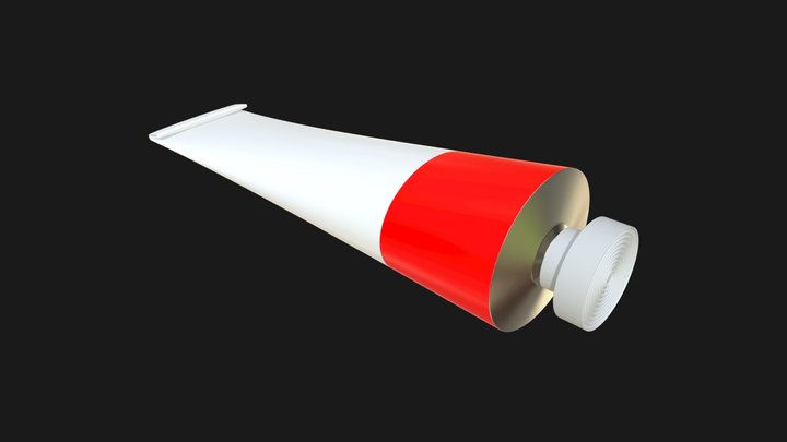 Paint tube 3D Model