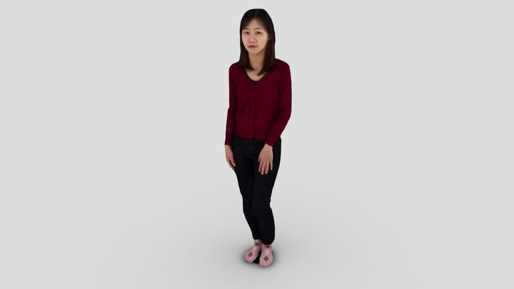 Scan 3D Full Body By 3DF Scanner 3D Model