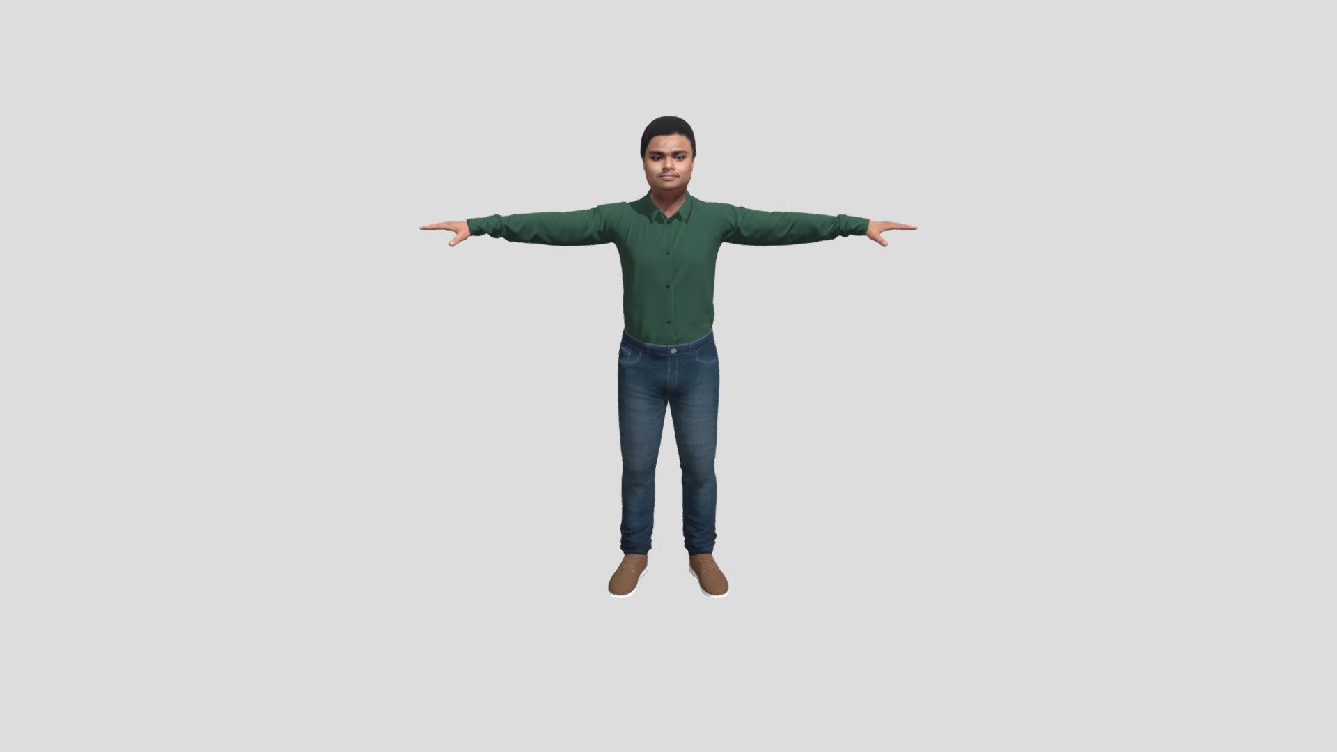 Sunny khude office man 3d model free sketchfab - Download Free 3D model ...