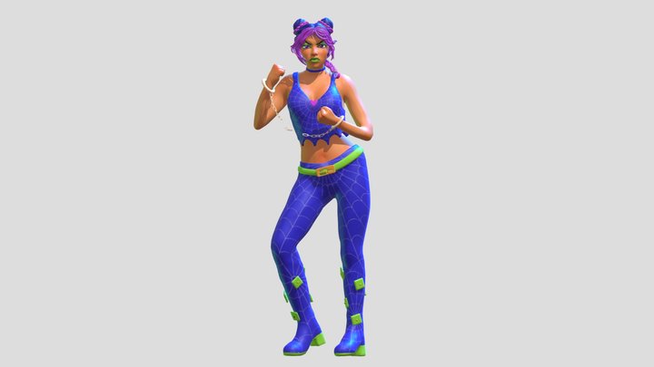 Jolyne Kujo from Jojo Stone Ocean (TP3) 3D Model