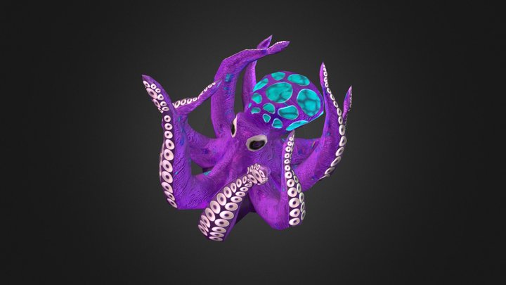 Octopus Animation 3D Model