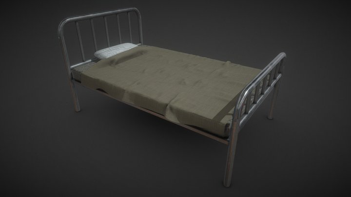 Asylum Bed 3D Model