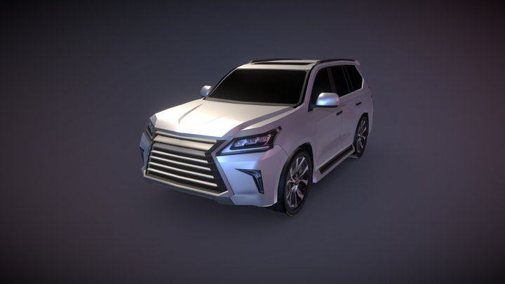 Lexus LX 570 3D Model