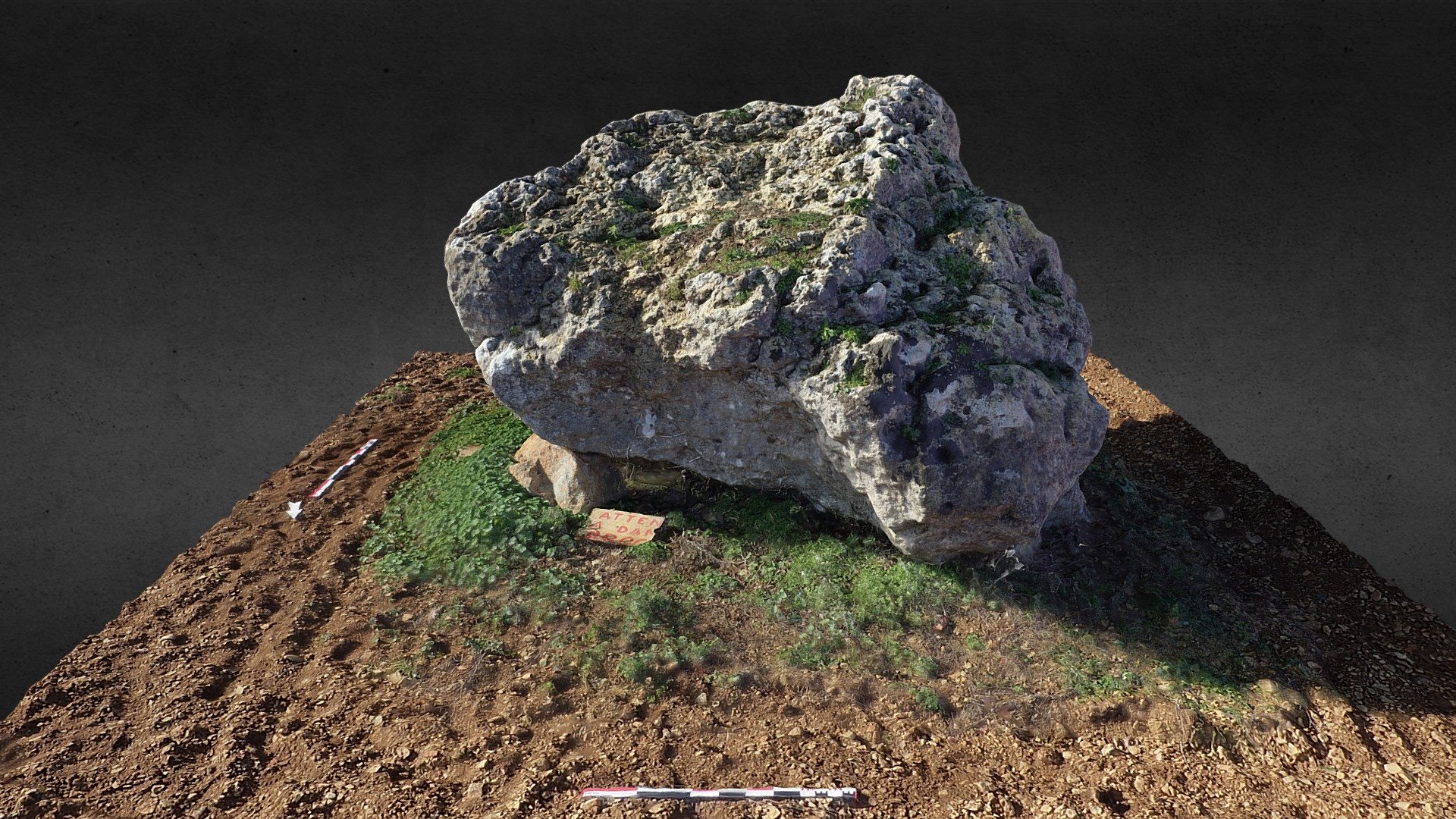 Dolmen Pierre Blanche, Bessé (16)