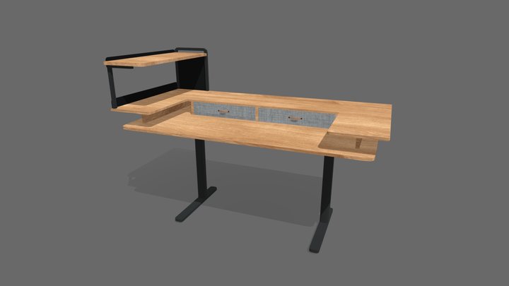 Desk FBX 3D Model