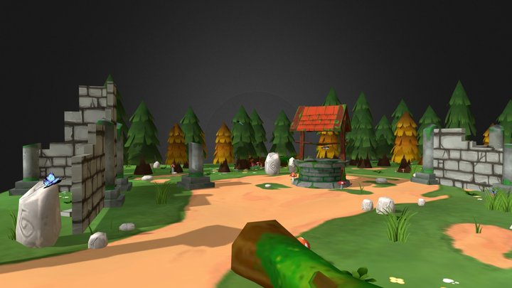 Enchanted Ruins 3D Model