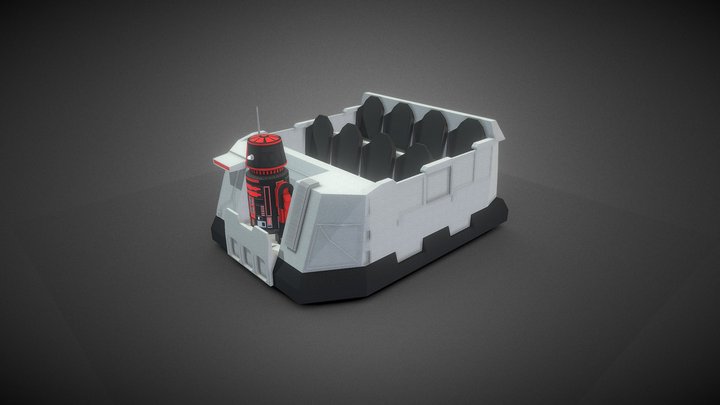 Star Wars Rise Of The Resistance Vehicle 3D Model