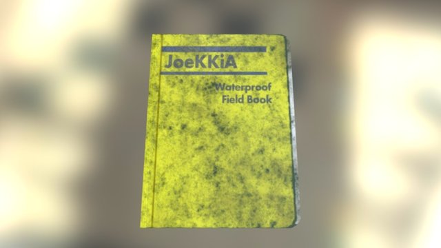 Note Book 3D Model