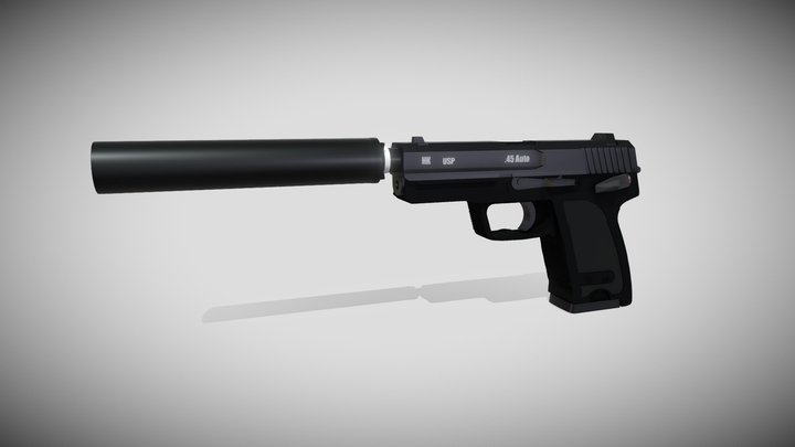 USPS 45 3D Model