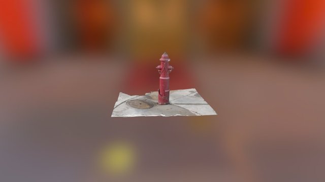 Tall Fire Hydrant 3D Model