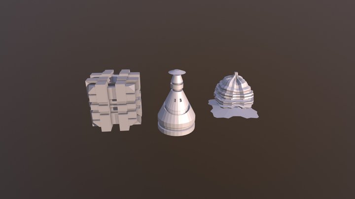 Some objects 3D Model