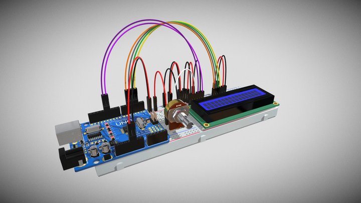 Aula 09 - Escrevendo Mensagens - Kit 2021 3D Model