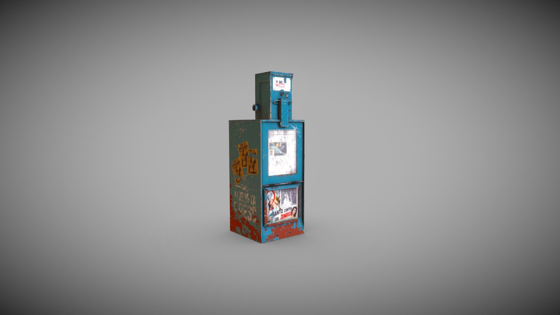 Newsbox - 3D model by FChico (@mkt.azathoth) [4b110c7] - Sketchfab