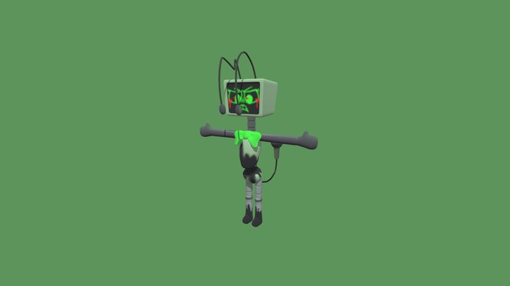 Twisted Vee's attack face 3D Model
