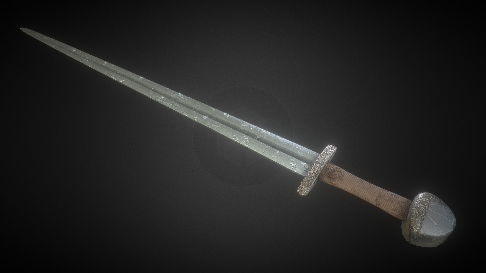 Damaged sword - 3D model by paulevans92 [4b11e63] - Sketchfab