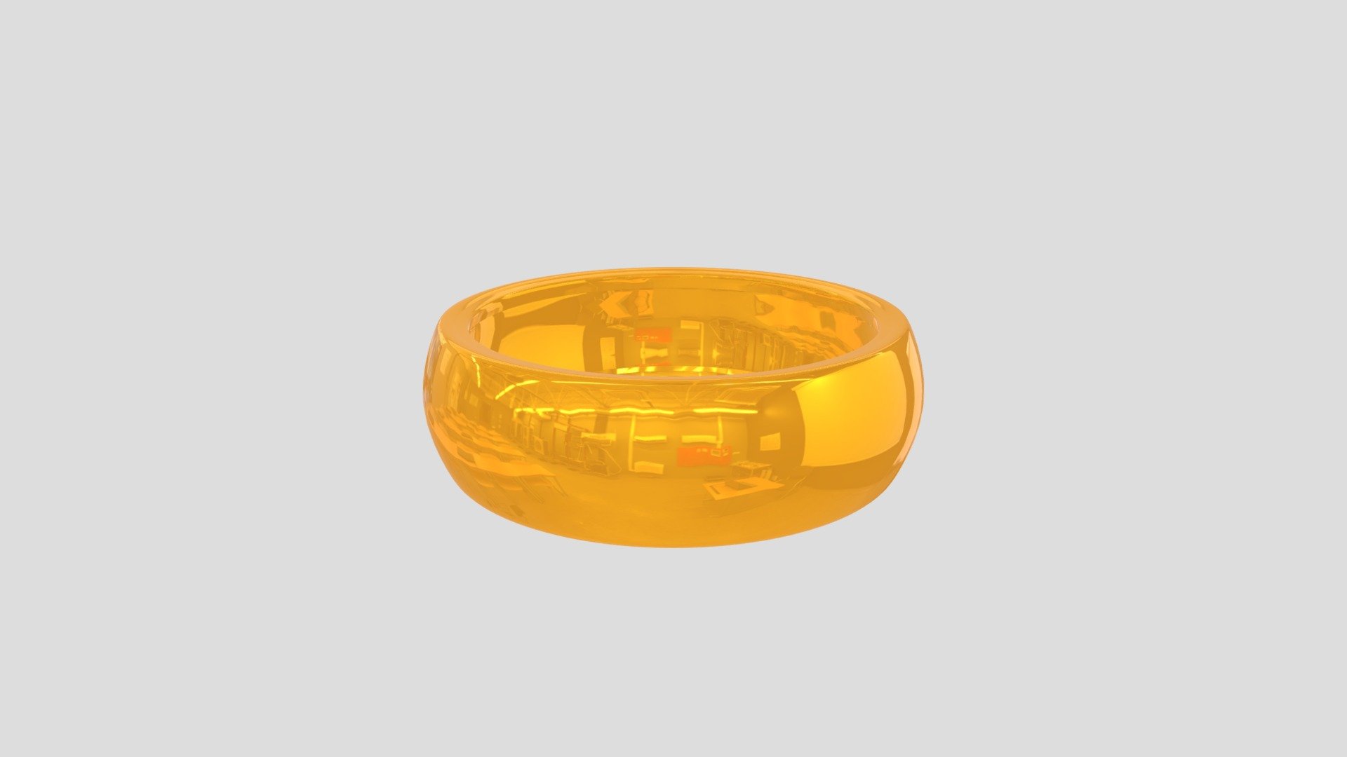 metallic golden ring - Download Free 3D model by ninozki (@ninozkix ...