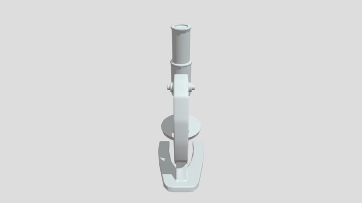 Microscope_Untextured 3D Model
