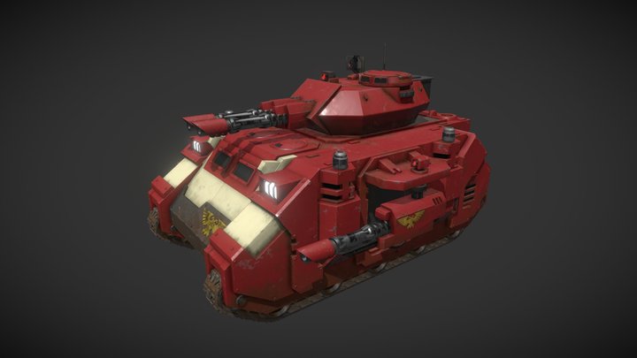Warhammer 40k: Predator Tank 3D Model