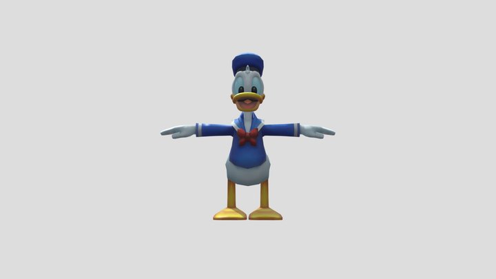 Donlad Duck 3D Model
