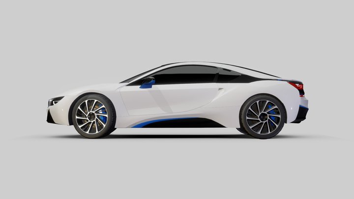 BMW I8 3D Model