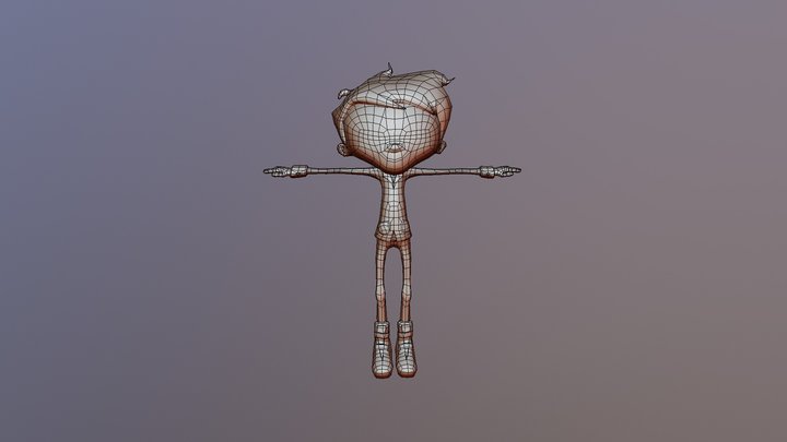 Little Boy 3D Model
