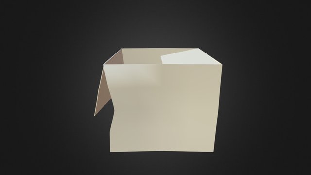 Paper Box.c4d 3D Model