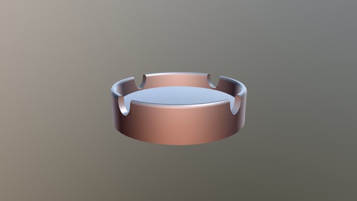 Cendrier 3D Model