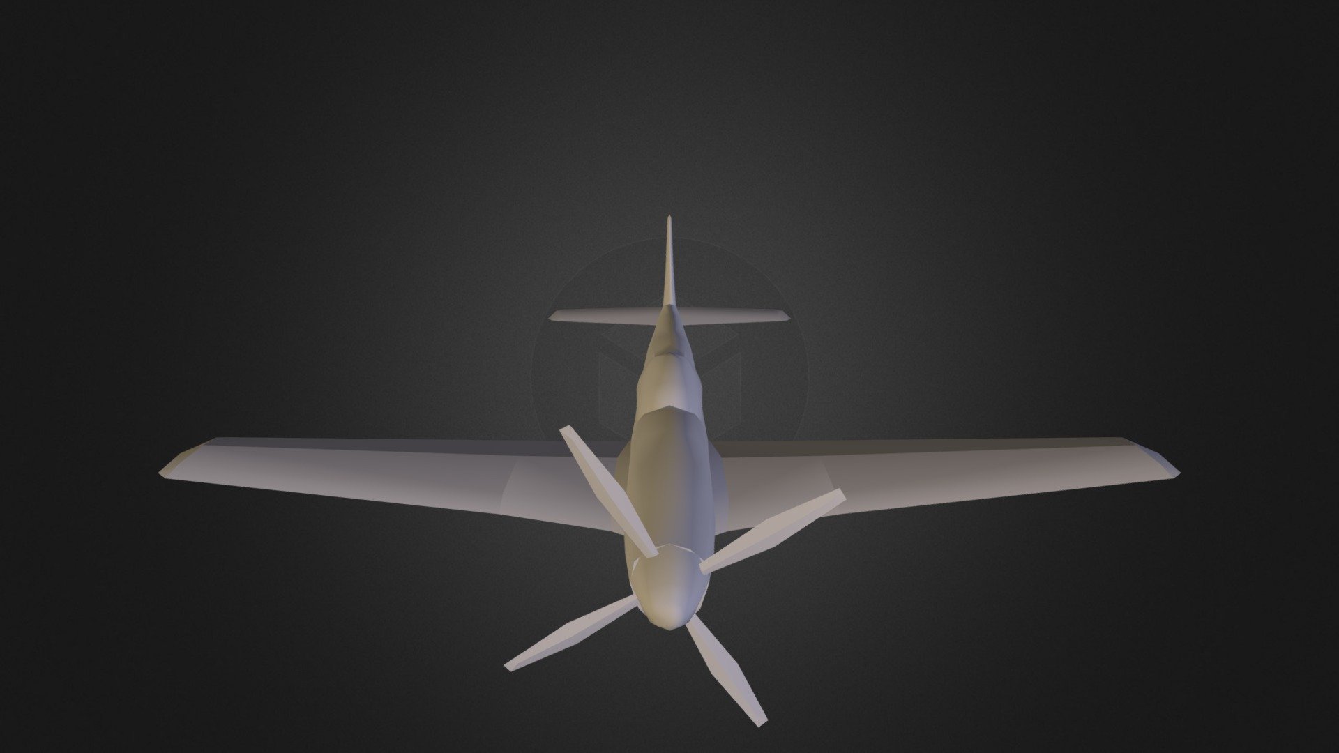 P-51 Lowpoly Model