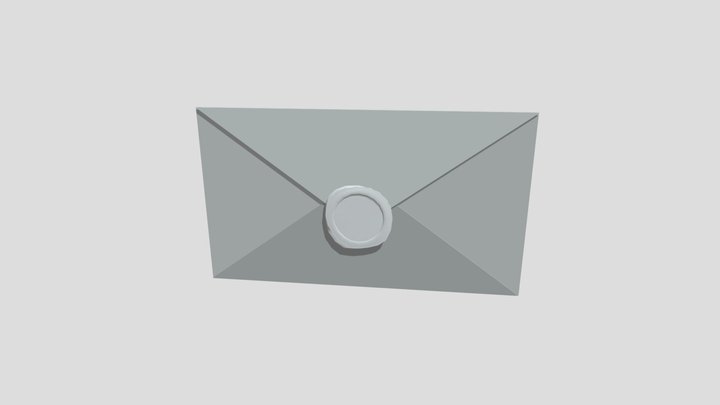 Carta Con Sangre 3D Model