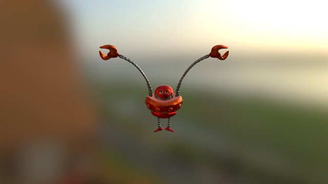 Arms The Robot 3D Model
