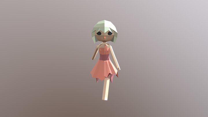 Girl2 3D Model