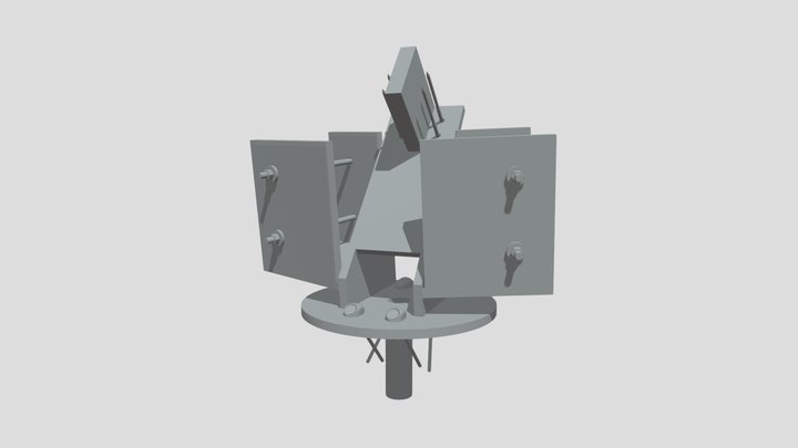 Tikwalus-steel-connection-only 3D Model