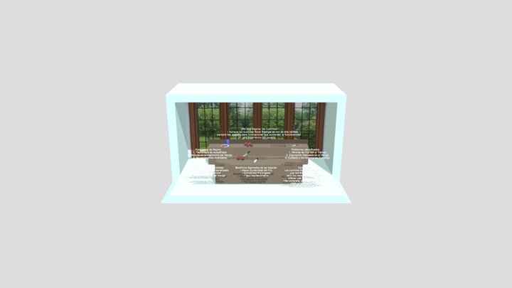 Infografia Cuchillo 3D Model